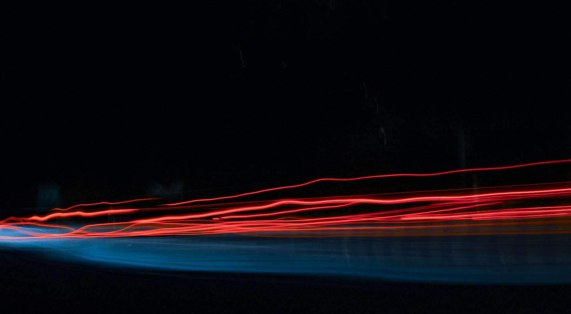 black background with red flow